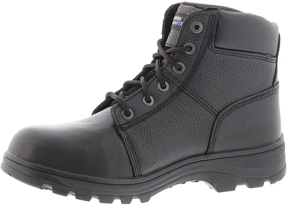 Skechers for Work Men's Workshire Relaxed Fit Work Steel Toe Boot