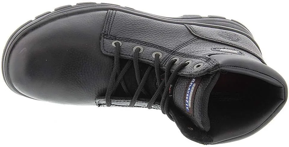 Skechers for Work Men's Workshire Relaxed Fit Work Steel Toe Boot