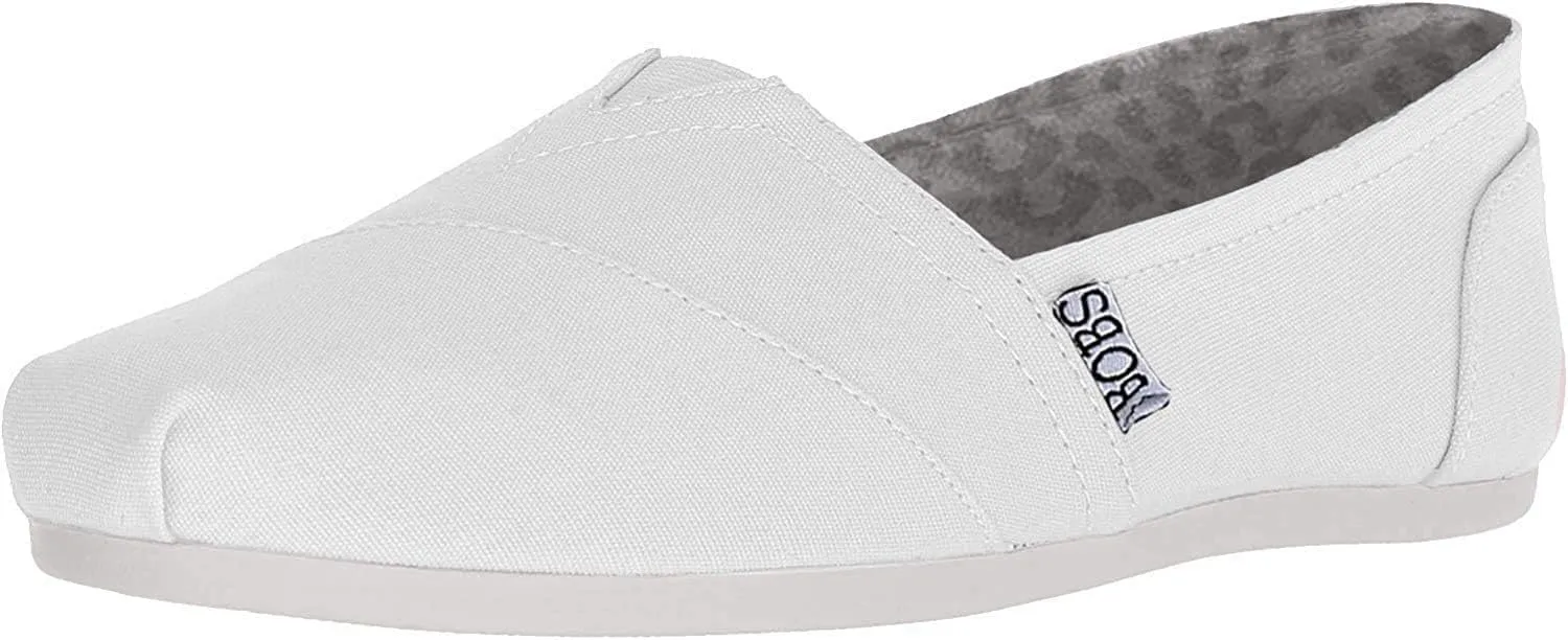 Skechers Women's Bobs Plush-Peace & Love Ballet Flat