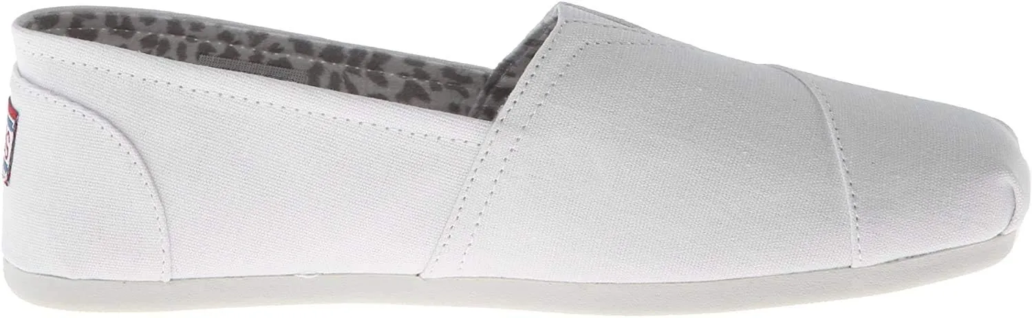 Skechers Women's Bobs Plush-Peace & Love Ballet Flat