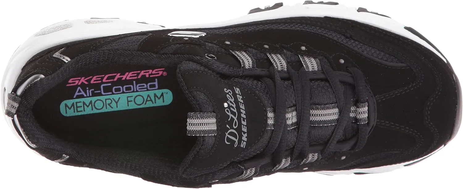 Skechers Women's D'Lites-Biggest Fan Sneaker