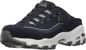Skechers womens D'lites Fashion Sneaker, Navy/White, 5.5 US