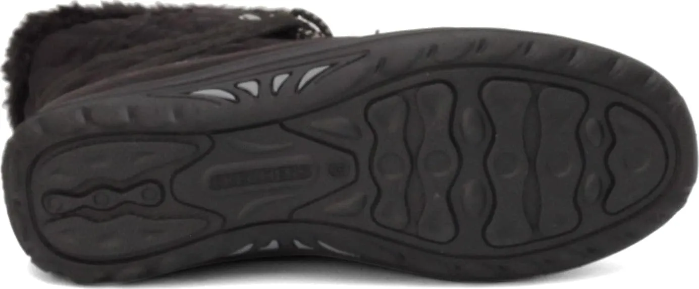 Skechers Women's Reggae Fest-Moro Rock-Short Quilted Lace Up Bootie Ankle Boot