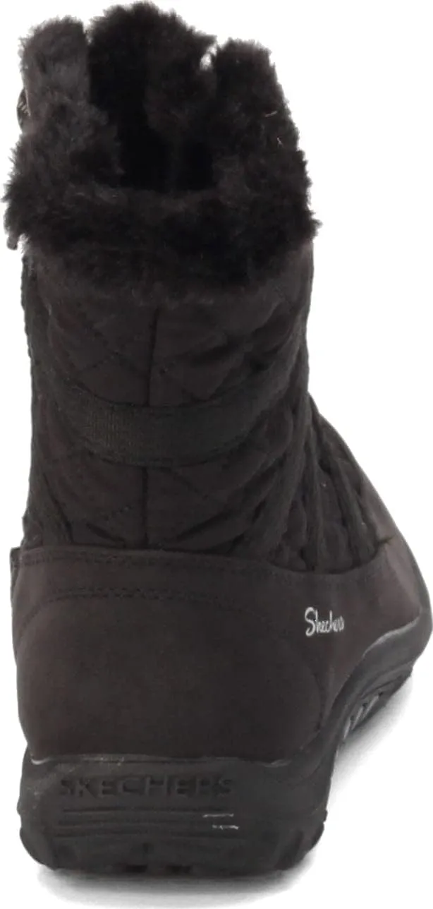 Skechers Women's Reggae Fest-Moro Rock-Short Quilted Lace Up Bootie Ankle Boot