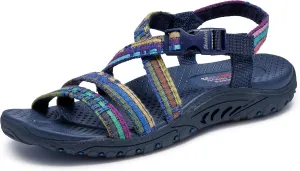 Skechers Women's Reggae Sew Me Boho Woven Strappy Slingback