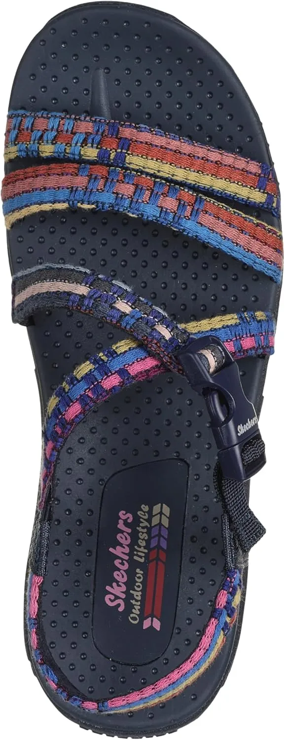 Skechers Women's Reggae Sew Me Boho Woven Strappy Slingback