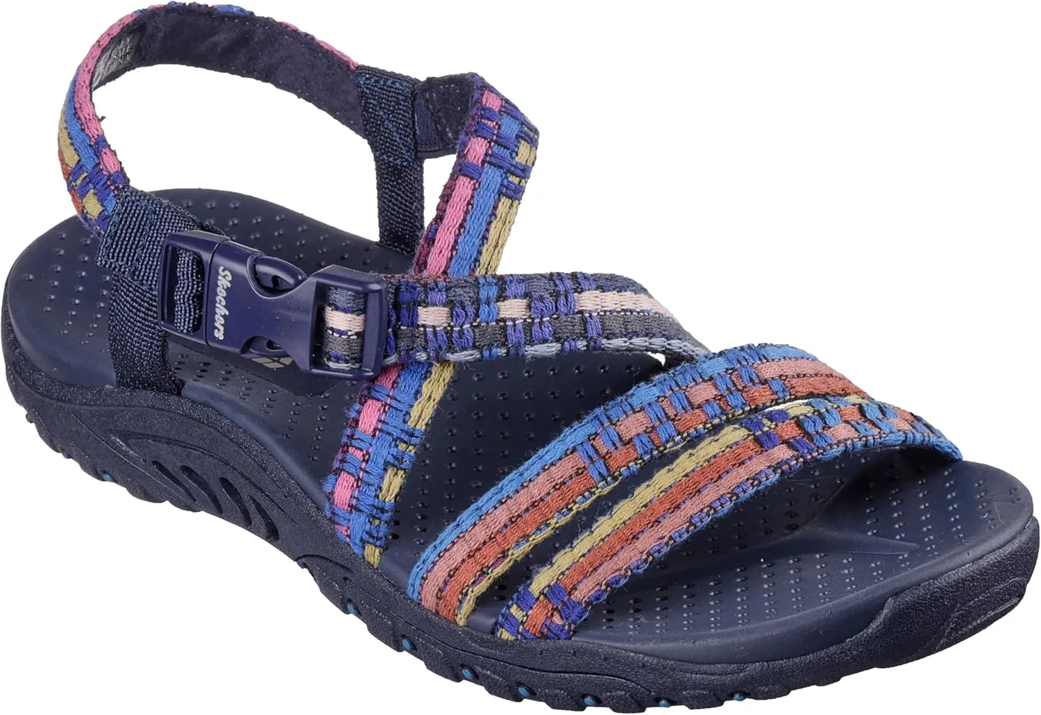 Skechers Women's Reggae Sew Me Boho Woven Strappy Slingback