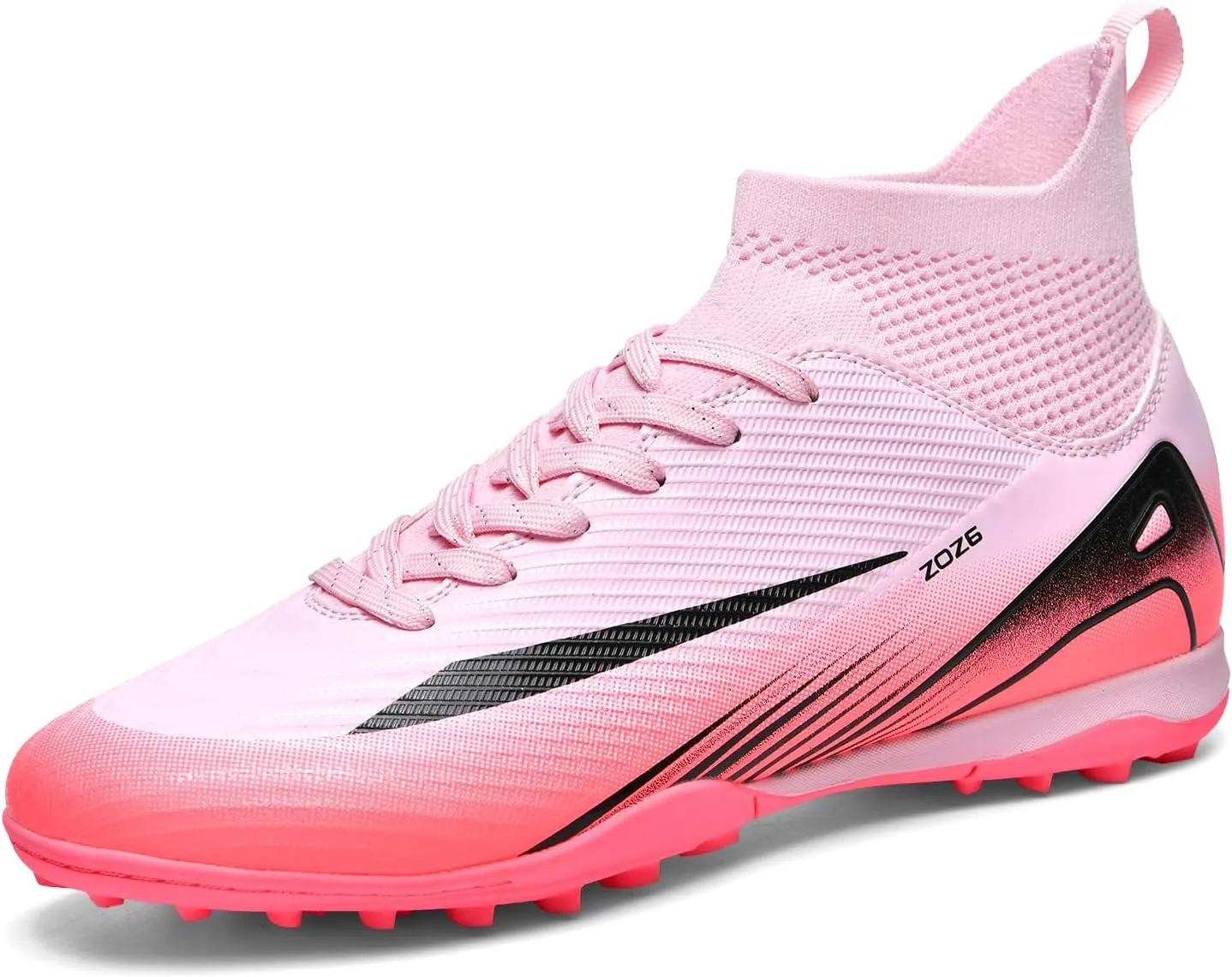 Soccer Cleats for Mens Womens Turf Soccer Shoes Indoor Unisex Football Boots AG FG TF Wide Training Sneaker Outdoor