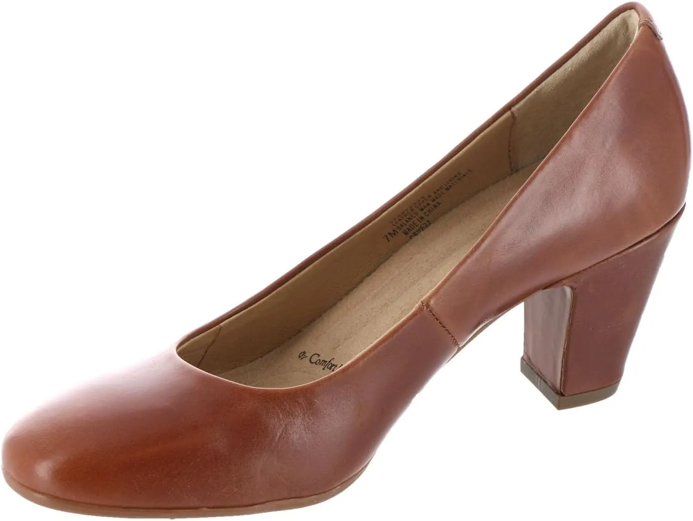 Sofft Lana Heeled Sandals for Women – Leather Lining and Upper – Microfiber Footbed – Closed Toe Style