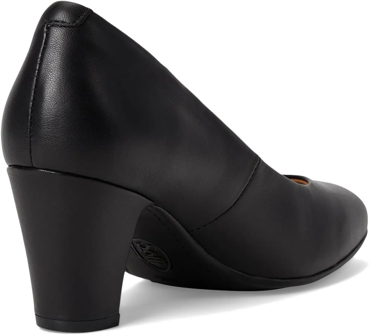 Sofft Lana Heeled Sandals for Women – Leather Lining and Upper – Microfiber Footbed – Closed Toe Style