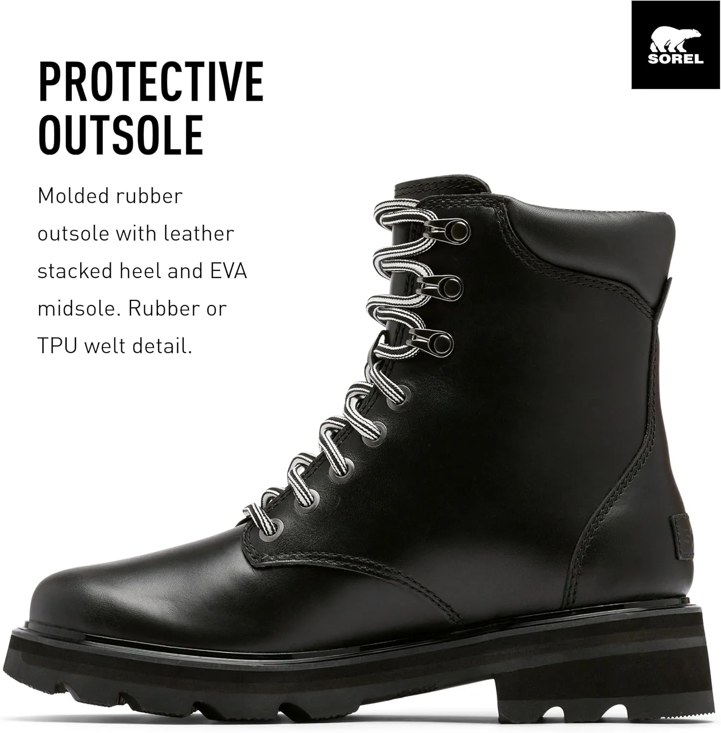 SOREL Women's Lennox Lace Waterproof Boots