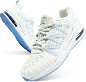 Soulsfeng Womens Air Cushion Running Shoes Lightweight Breathable Workout Tennis Walking Sneakers US 3.5-11.5