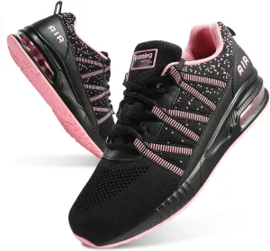 Soulsfeng Womens Air Cushion Running Shoes Lightweight Breathable Workout Tennis Walking Sneakers US 3.5-11.5