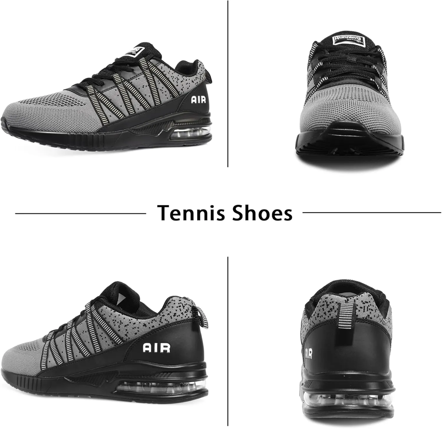 Soulsfeng Womens Air Cushion Running Shoes Lightweight Breathable Workout Tennis Walking Sneakers US 3.5-11.5