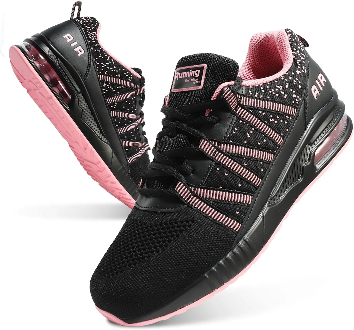 Soulsfeng Womens Air Cushion Running Shoes Lightweight Breathable Workout Tennis Walking Sneakers US 3.5-11.5