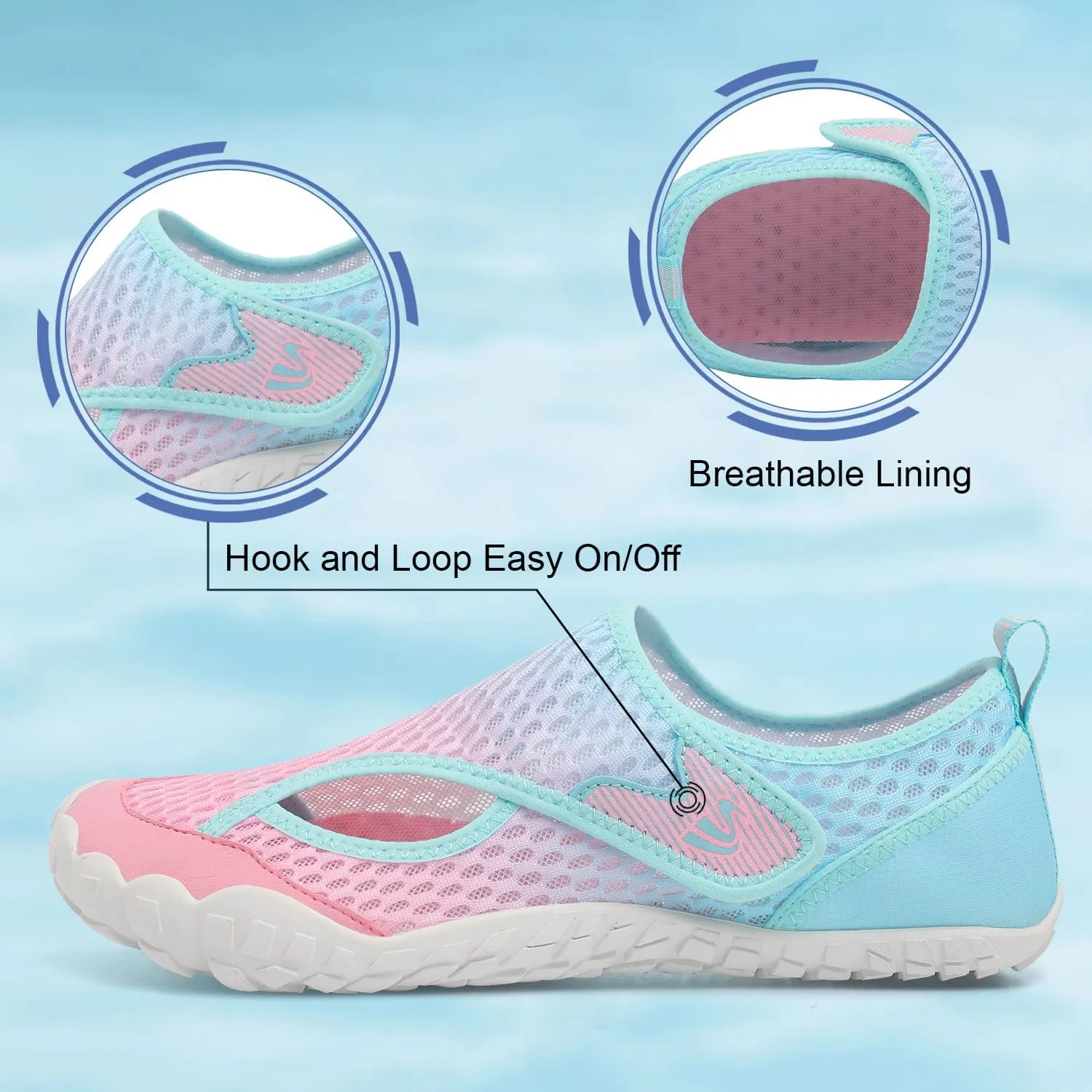 Spesoul Water Shoes for Women Men Quick Dry Aqua Socks for Swim Beach Pool Hiking Training Summer Sandals Outdoor Zero Drop Barefoot Shoes