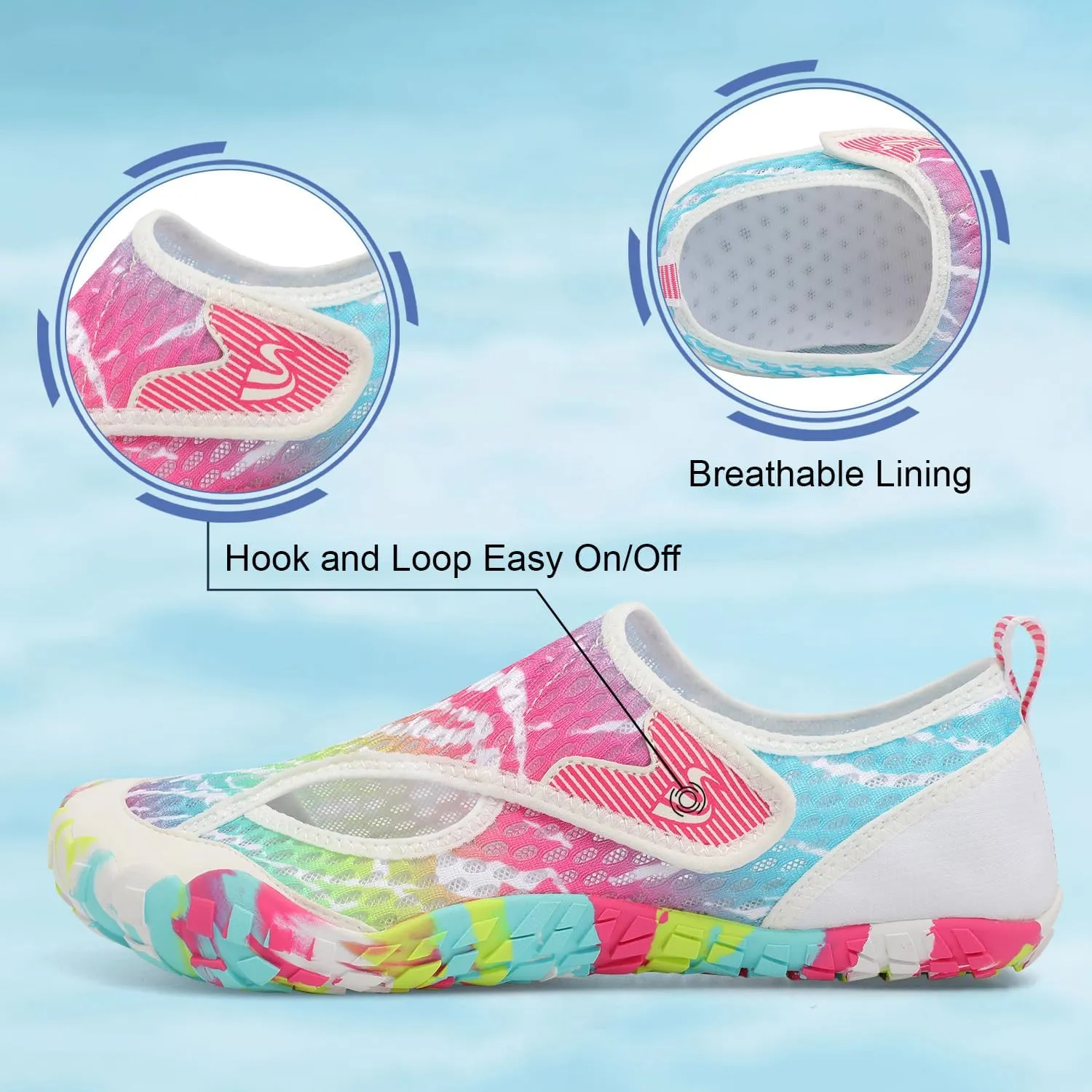 Spesoul Water Shoes for Women Men Quick Dry Aqua Socks for Swim Beach Pool Hiking Training Summer Sandals Outdoor Zero Drop Barefoot Shoes