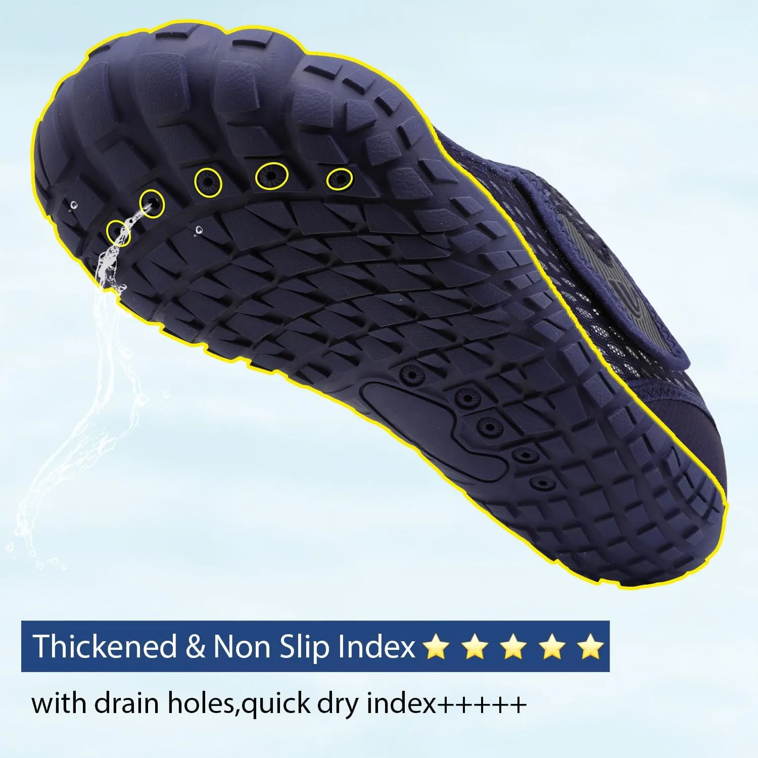 Spesoul Water Shoes for Women Men Quick Dry Aqua Socks for Swim Beach Pool Hiking Training Summer Sandals Outdoor Zero Drop Barefoot Shoes