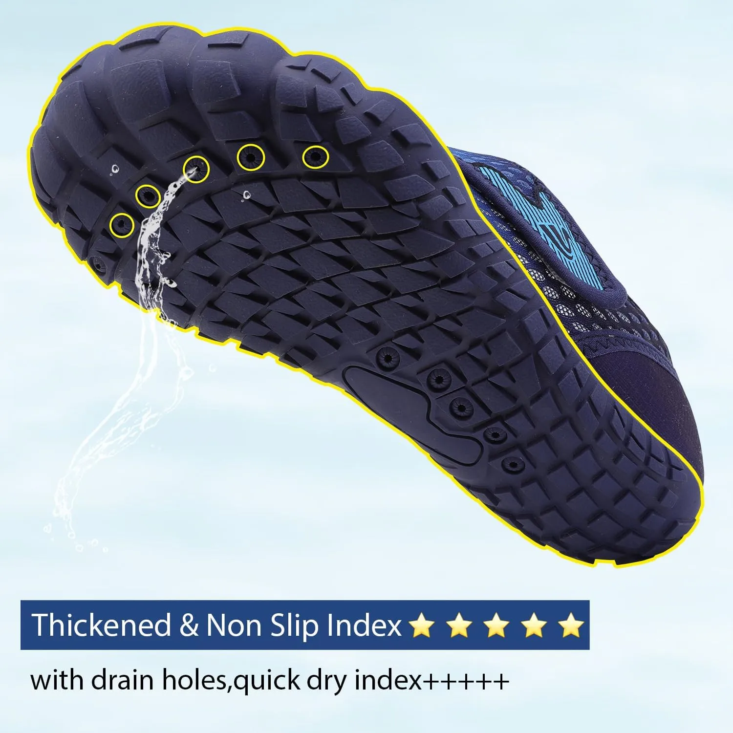 Spesoul Water Shoes for Women Men Quick Dry Aqua Socks for Swim Beach Pool Hiking Training Summer Sandals Outdoor Zero Drop Barefoot Shoes