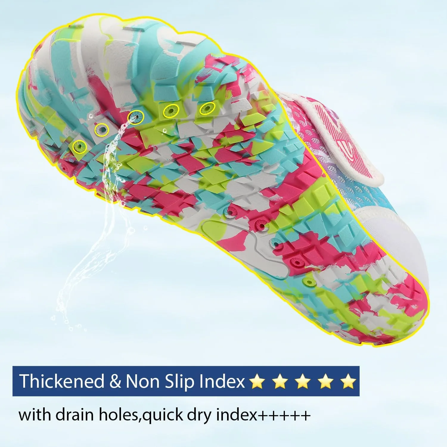 Spesoul Water Shoes for Women Men Quick Dry Aqua Socks for Swim Beach Pool Hiking Training Summer Sandals Outdoor Zero Drop Barefoot Shoes