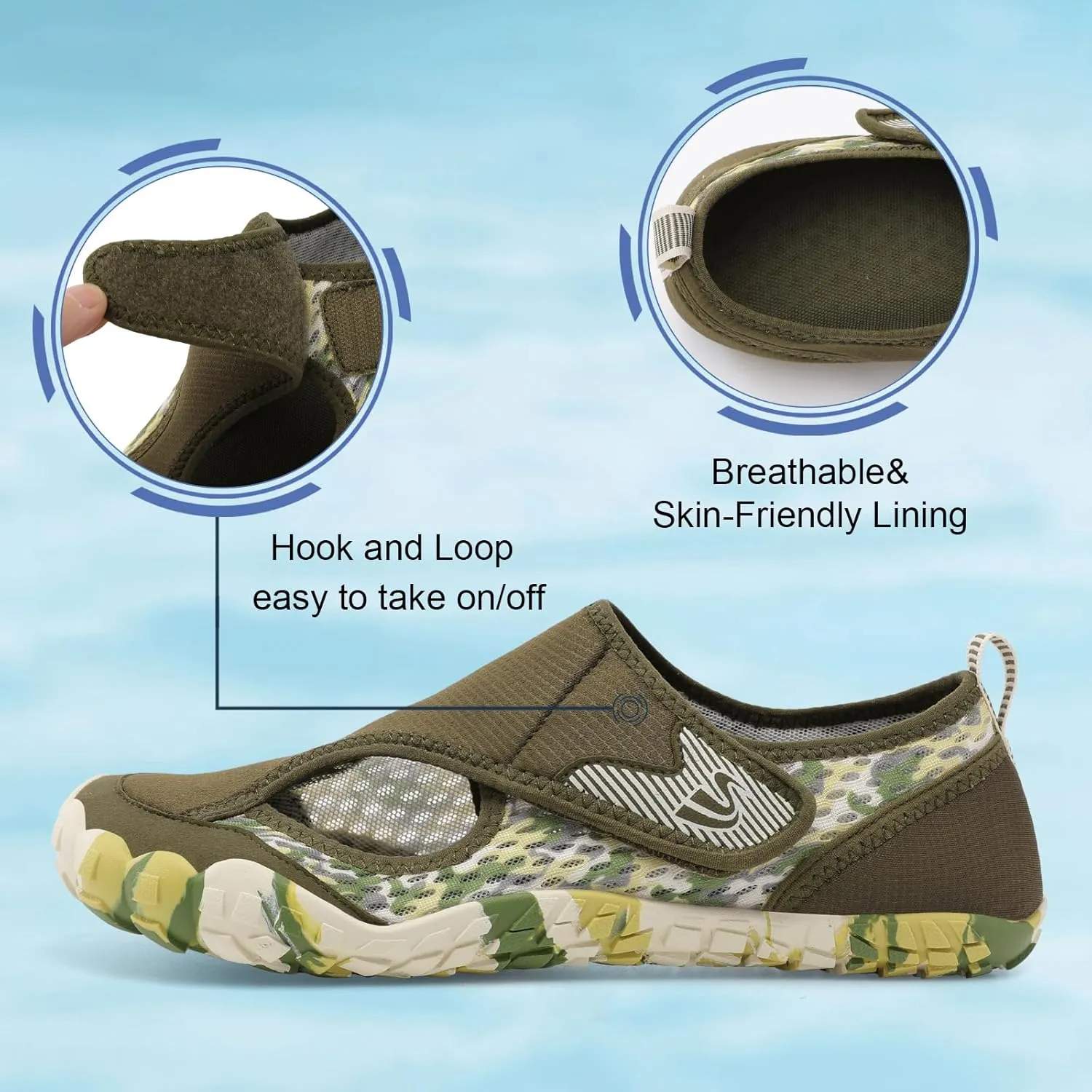Spesoul Water Shoes for Women Men Quick Dry Aqua Socks for Swim Beach Pool Hiking Training Summer Sandals Outdoor Zero Drop Barefoot Shoes