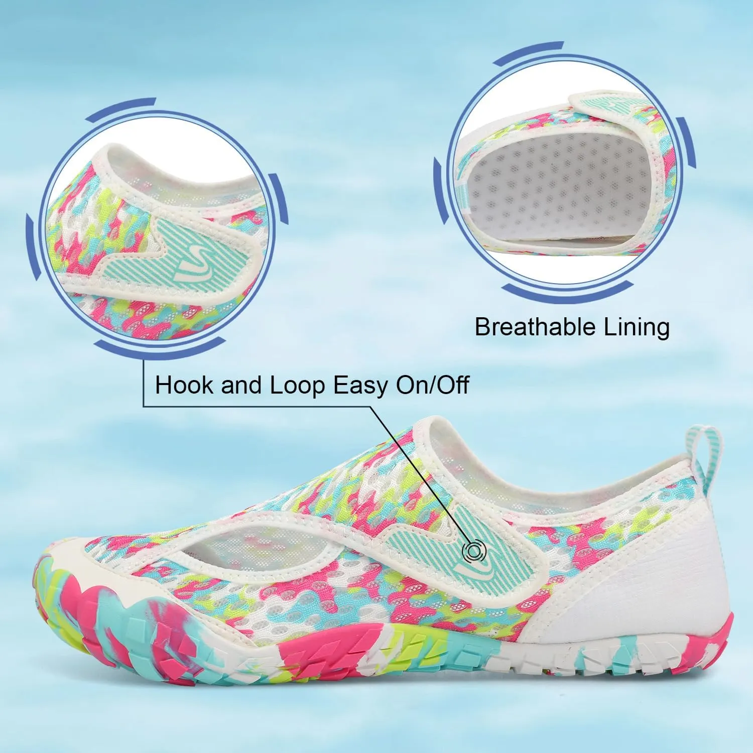 Spesoul Water Shoes for Women Men Quick Dry Aqua Socks for Swim Beach Pool Hiking Training Summer Sandals Outdoor Zero Drop Barefoot Shoes