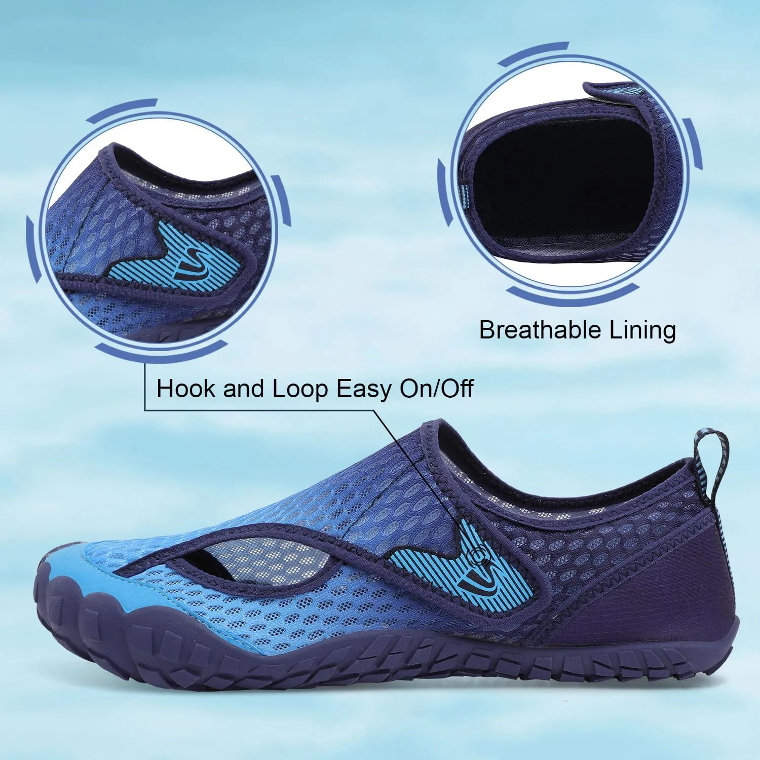 Spesoul Water Shoes for Women Men Quick Dry Aqua Socks for Swim Beach Pool Hiking Training Summer Sandals Outdoor Zero Drop Barefoot Shoes