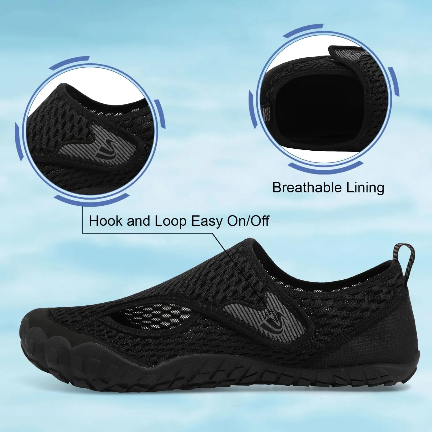 Spesoul Water Shoes for Women Men Quick Dry Aqua Socks for Swim Beach Pool Hiking Training Summer Sandals Outdoor Zero Drop Barefoot Shoes