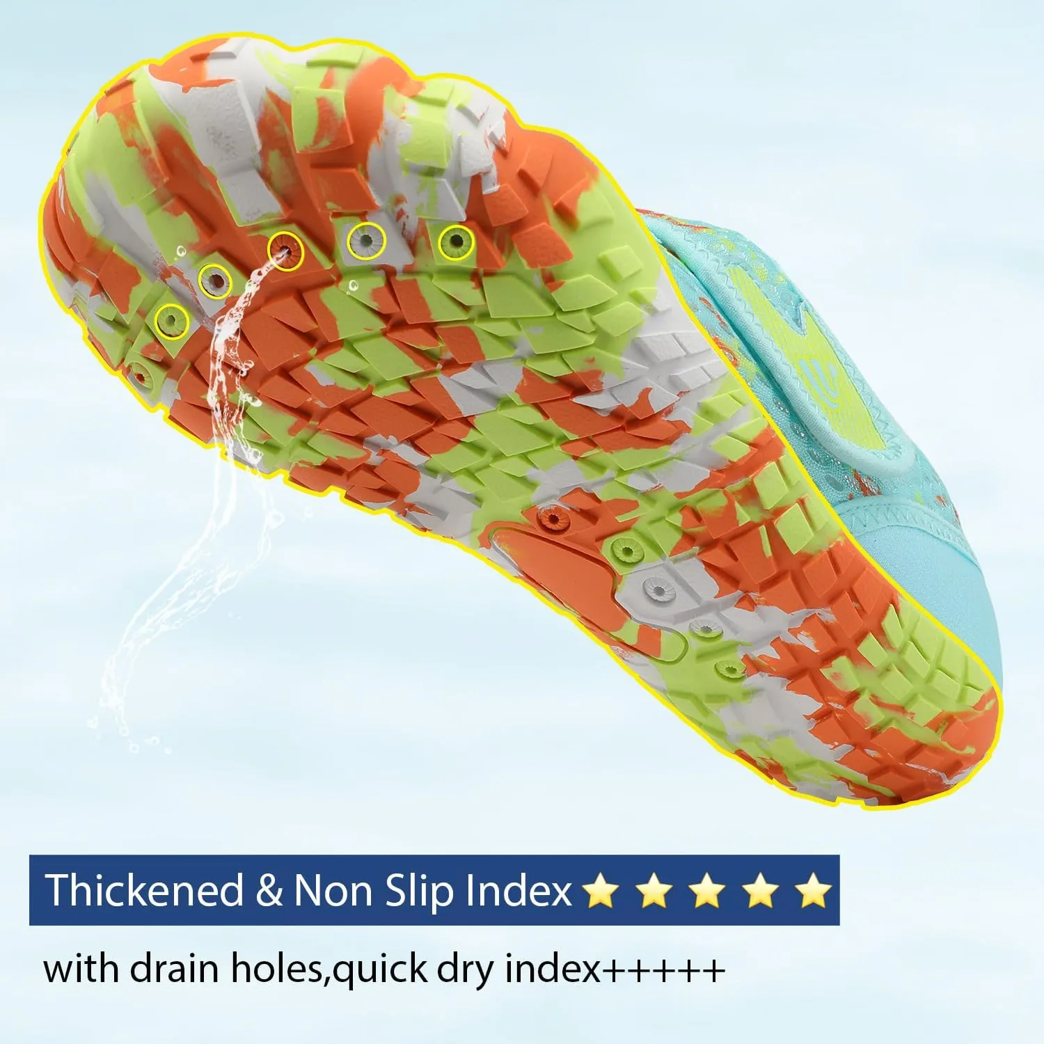 Spesoul Water Shoes for Women Men Quick Dry Aqua Socks for Swim Beach Pool Hiking Training Summer Sandals Outdoor Zero Drop Barefoot Shoes