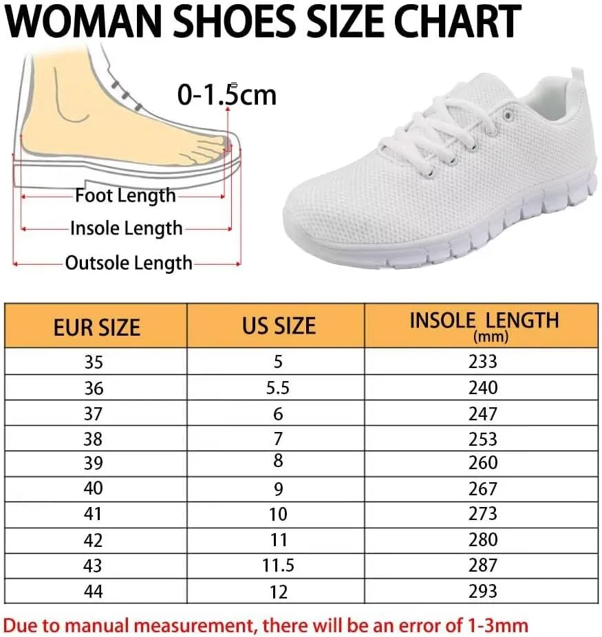 Sport Running Shoes Platform Workout Tennis Loafers for Women Comfortable Lightweight Elastic Non-Slip Shoes for Athletic Size 5-12 White Sole