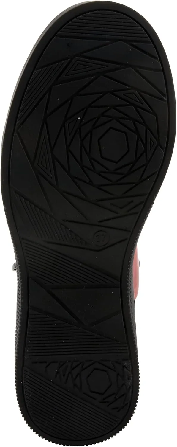 Spring Step Women's HOYLEIN Combat Boots with Double Zipper, Rich Leathers, and Removable Insoles