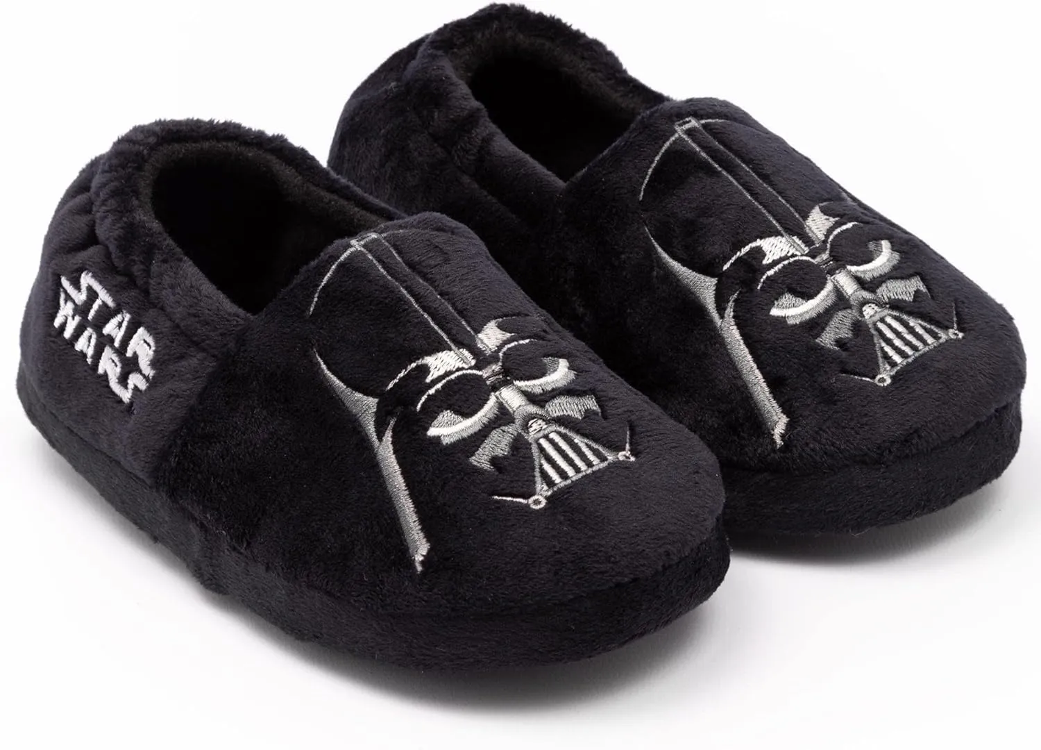 STAR WARS Darth Vader Slippers Boys Kids Villain House Shoes Loafers
