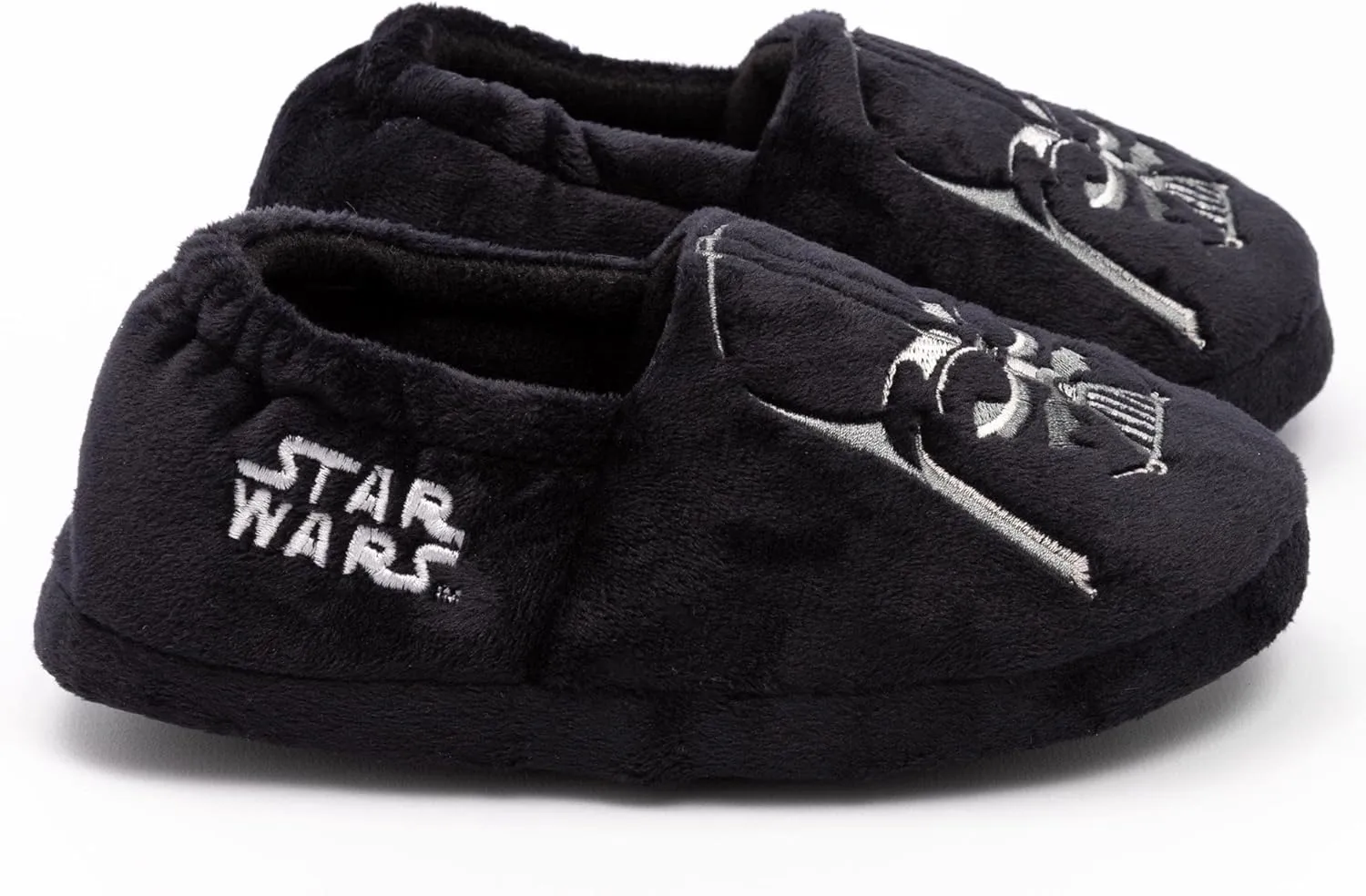 STAR WARS Darth Vader Slippers Boys Kids Villain House Shoes Loafers