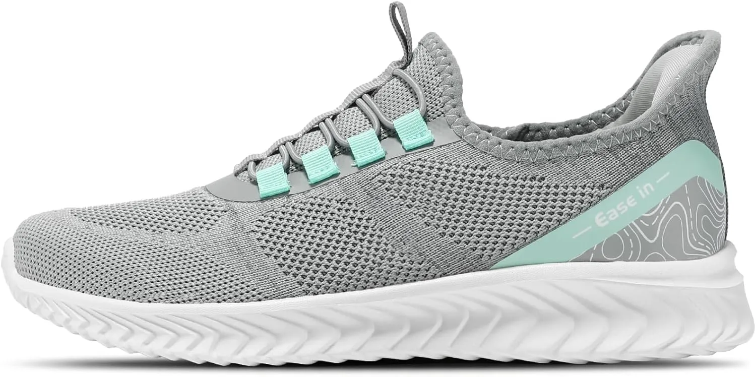 STQ Slip On Shoes Women Orthopedic Walking Sneakers Lightweight Ladies Pregnancy Maternity Tennis Shoes for Plantar Fasciitis Relief