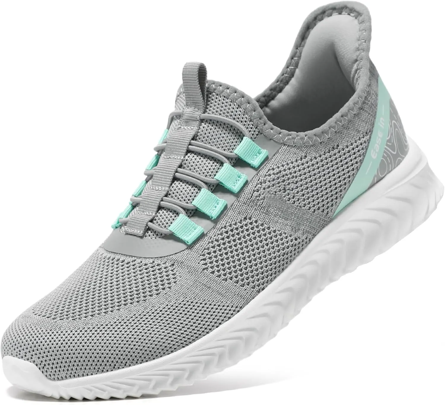 STQ Slip On Shoes Women Orthopedic Walking Sneakers Lightweight Ladies Pregnancy Maternity Tennis Shoes for Plantar Fasciitis Relief