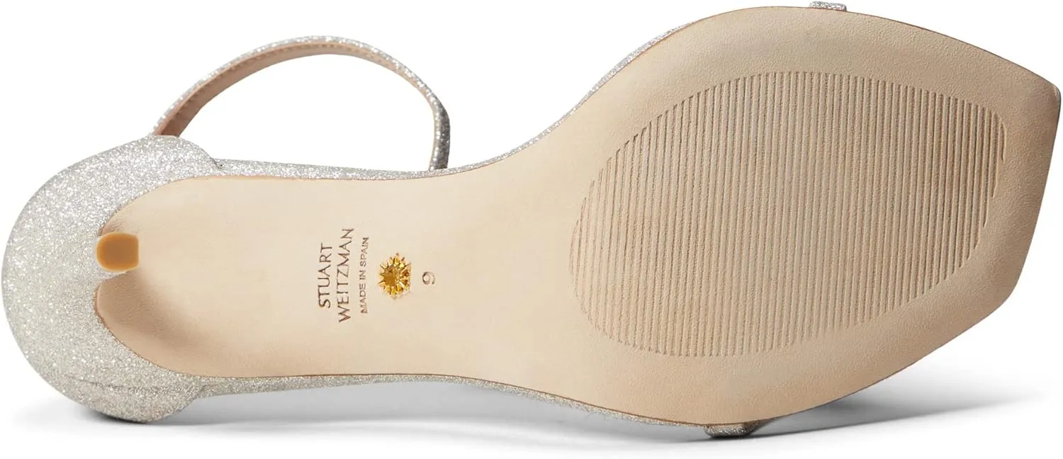 Stuart Weitzman Women's Nudist Curve 100 Patent Sandals
