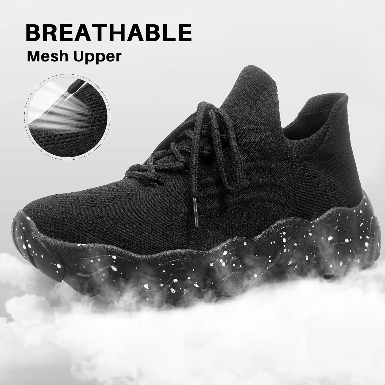 STUNAHOME Womens Walking Shoes Comfort Ultra Lightweight Casual Sneakers Breathable Mesh Slip On Tennis Shoes Fashion Gym Travel Work