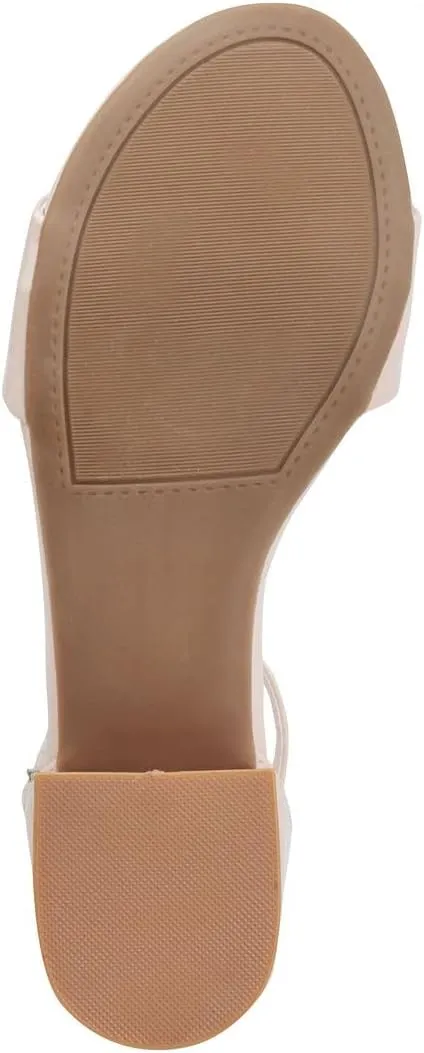 Sugar Women's Block Heel Sandals – Open Toe, Ankle Strap, Comfortable Dress Shoes for Weddings & Casual Wear