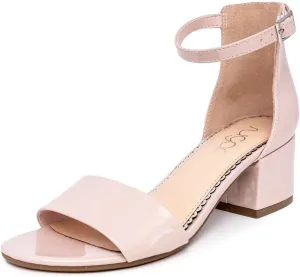 Sugar Women's Block Heel Sandals – Open Toe, Ankle Strap, Comfortable Dress Shoes for Weddings & Casual Wear