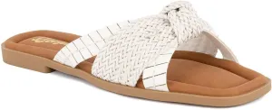Sugar Women's Slide Sandals – Stylish Slip-On Flats for Casual, Dressy, Beach, or Pool Wear