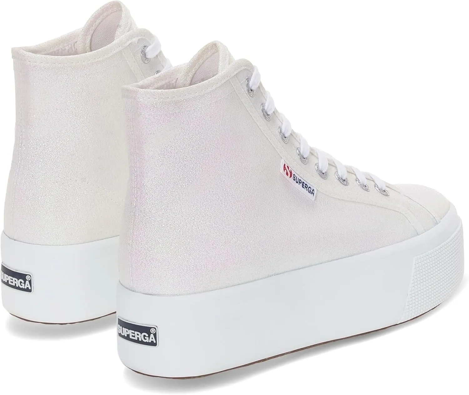 Superga Women's 2708 Hi Top Lame Sneaker