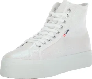 Superga Women's 2708 Hi Top Lame Sneaker
