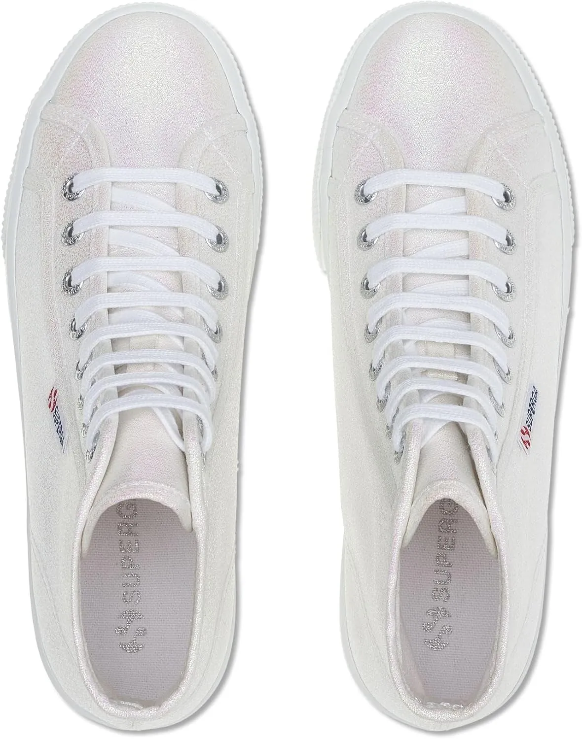 Superga Women's 2708 Hi Top Lame Sneaker