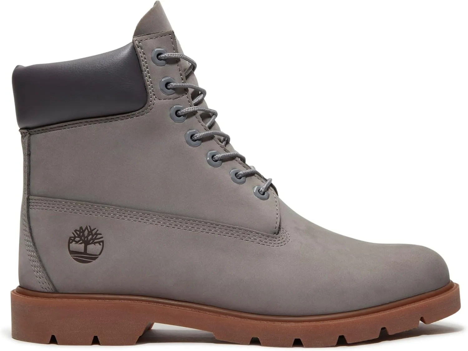 Timberland Mens 6" classic Lugged Sole Leather Combat & Lace-Up Boots