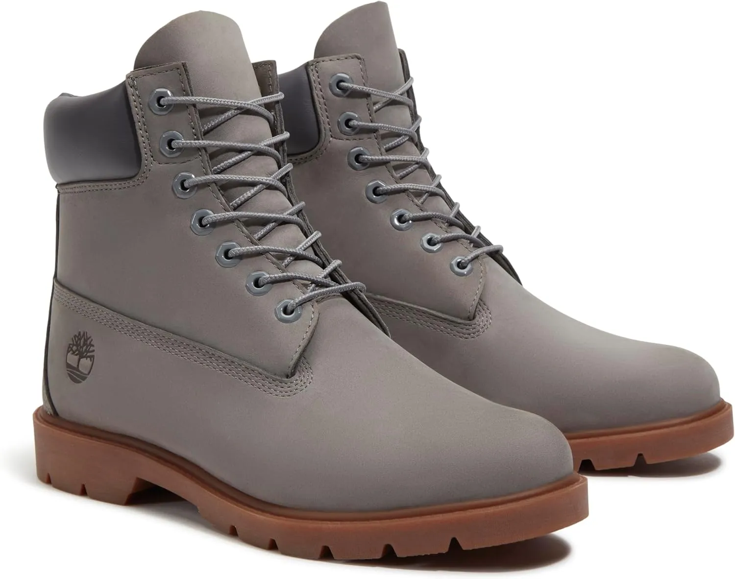 Timberland Mens 6" classic Lugged Sole Leather Combat & Lace-Up Boots