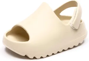 Toddler Little Kids Slides Sandals Summer Slip-On Sandals Beach Pool Anti-slip Slippers for Kids Girls Water Shoes Indoor Outdoor Lightweight Sandals for Boys Toddler Strap Slides Sandals