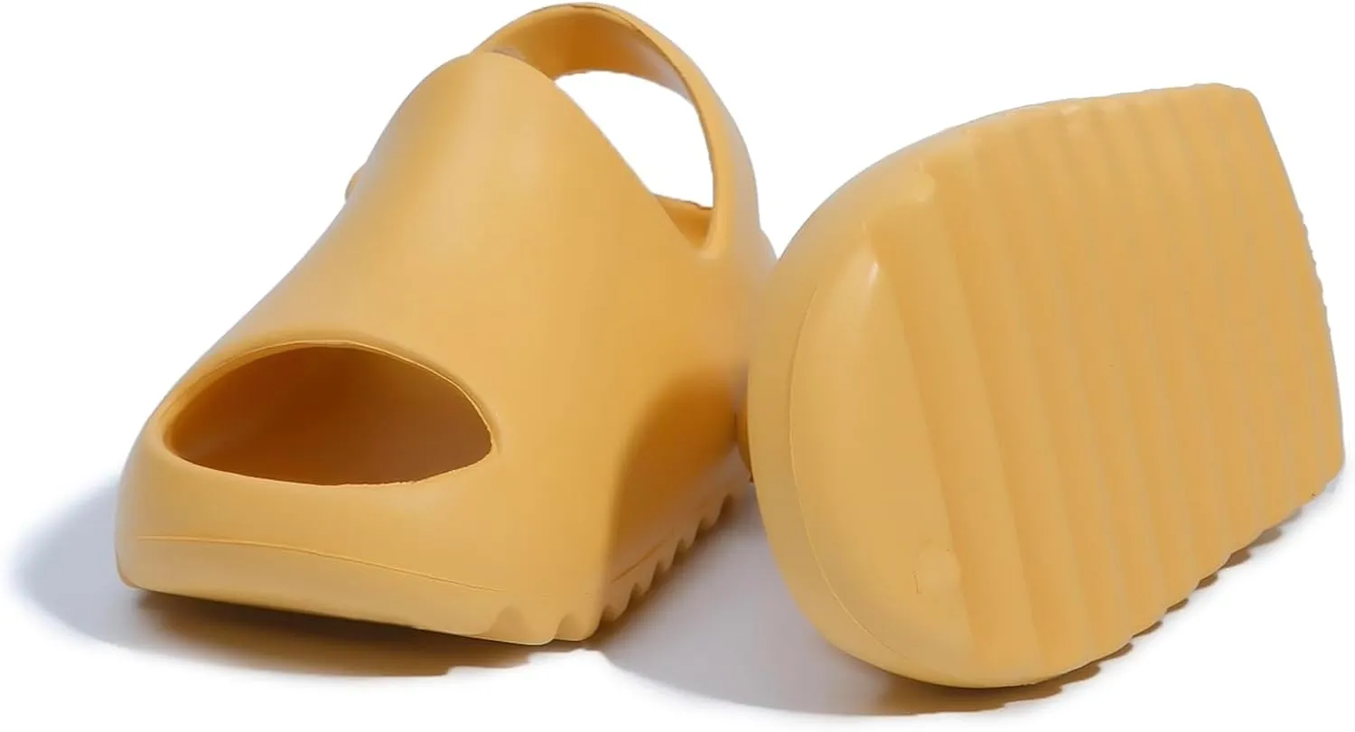 Toddler Little Kids Slides Sandals Summer Slip-On Sandals Beach Pool Anti-slip Slippers for Kids Girls Water Shoes Indoor Outdoor Lightweight Sandals for Boys Toddler Strap Slides Sandals
