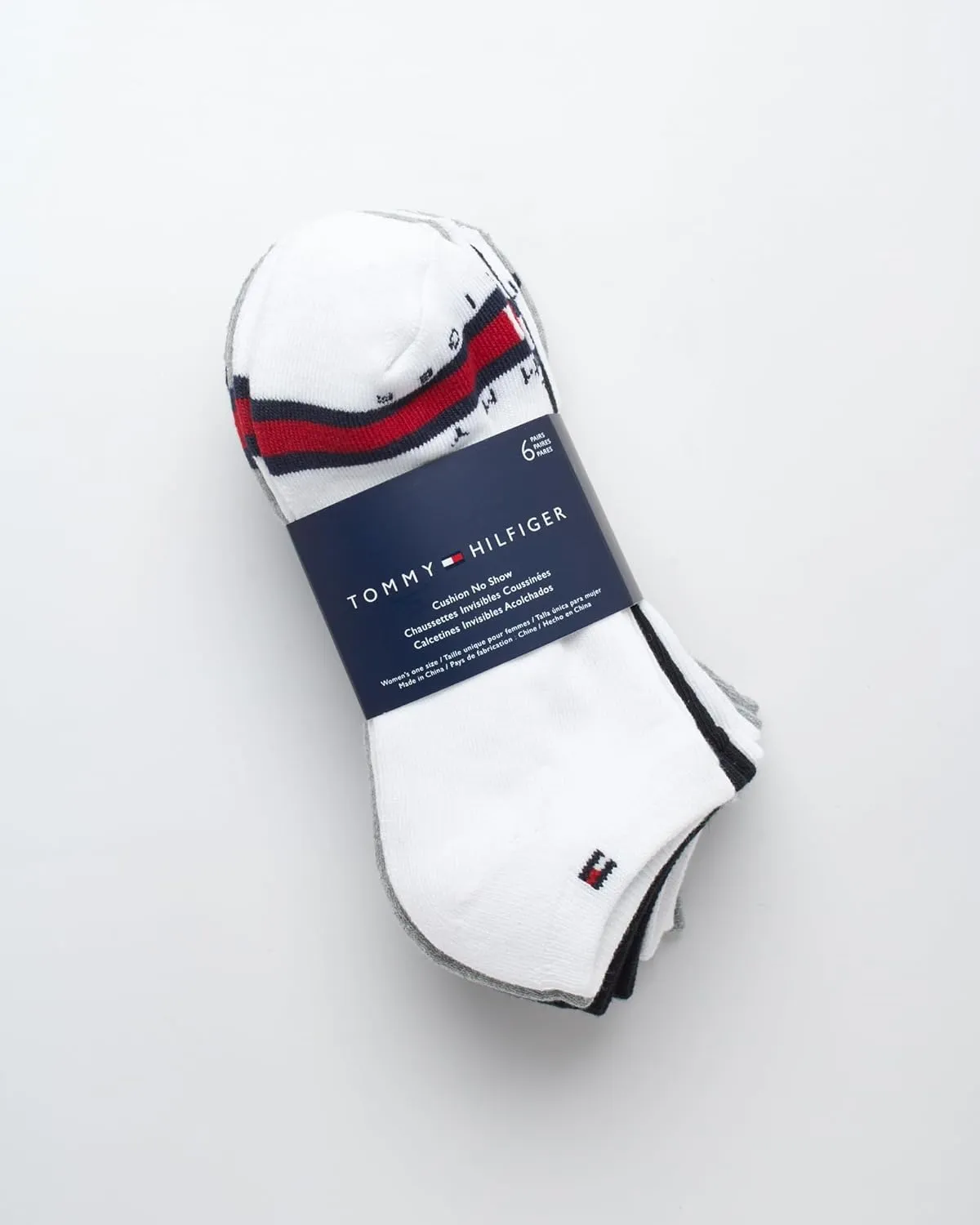 Tommy Hilfiger Women's Low Cut Socks - 6 Pack Performance Cushioned Comfort No Show Socks - Athletic Socks for Women (4-10)