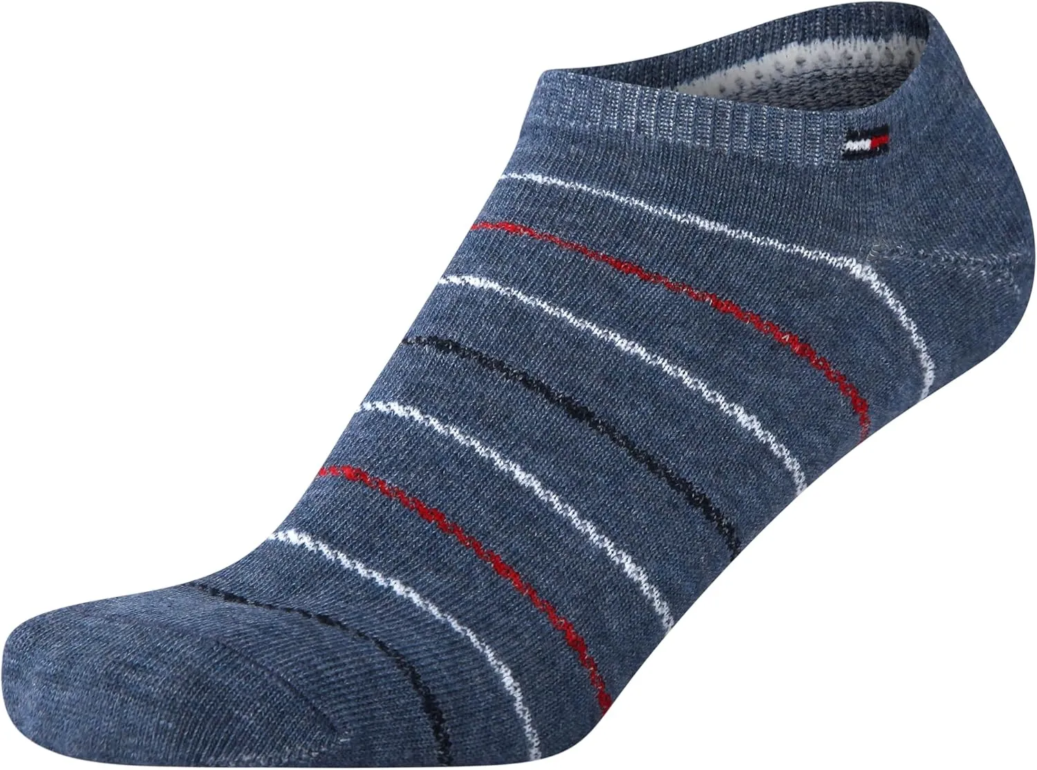 Tommy Hilfiger Womens No Show Socks - 6 Pack Soft Cotton Blend Low Cut Liner Socks for Sneakers, Loafers, Flats (Size: 4-10)