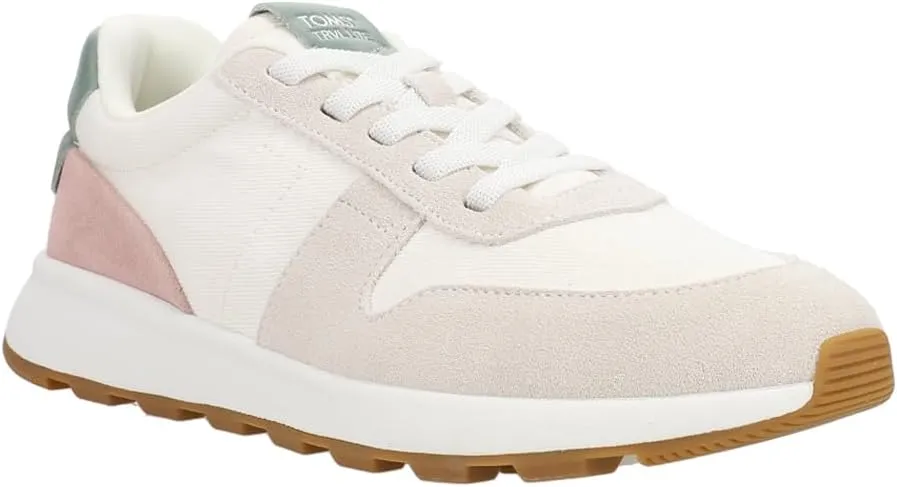 TOMS Womens Trvl Lite Retro Lace Up Sneakers Shoes Casual - Off White